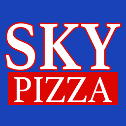 Sky Pizza logo.